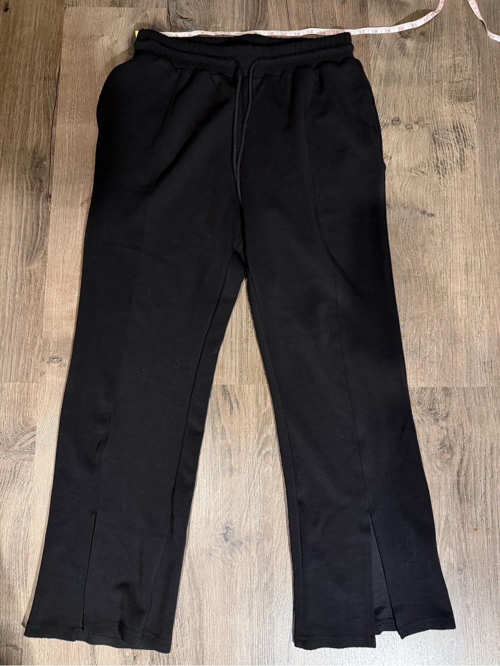 Women’s Black Drawstring Waist Casual Pants